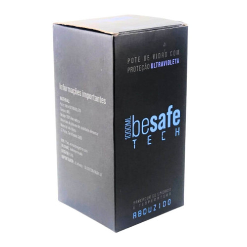 POTE VIDRO UV ABDZ BESAFE TECH 1000ML PTPOTE VIDRO UV ABDZ BESAFE TECH 1000ML PT (1)