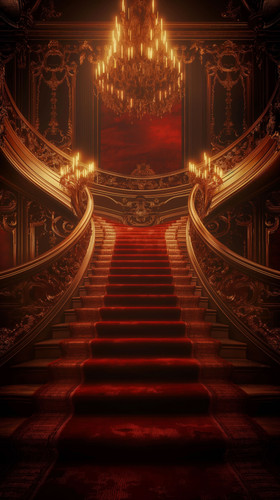 opulent staircase with red carpet chandelier (1).jpg
