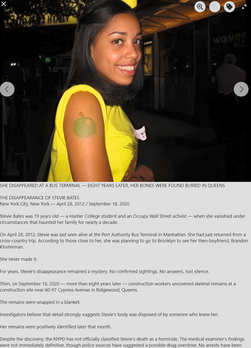 She was beautiful went missing in 2012 found dead near a queens ...
