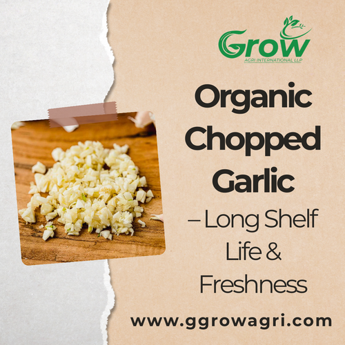 Organic Chopped Garlic – Long Shelf Life & Freshness.png