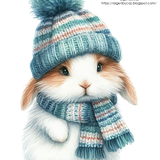 aigenbycaz winterscarfanimal (7)