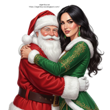 aigenbycaz girlhiuggingsanta (4)
