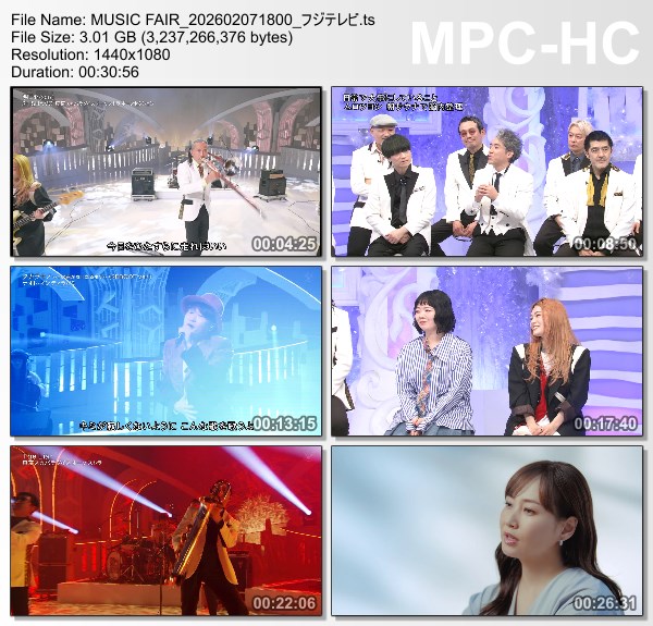 [TV-Variety] MUSIC FAIR – 2026.02.07