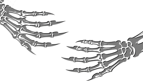 jimeng 2026 02 07 8246 一双非常好看美丽指尖很尖的骷髅手，左边这只比较高，右边那只比较低，做出捂住别人眼....png