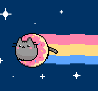 pusheen nyan cat.gif