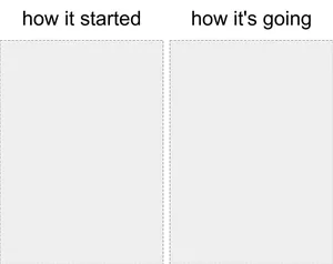 how it started vs how its going meme template thumbnail 023206d5.webp