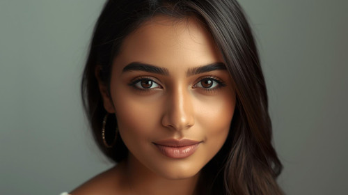 Charming 24 year old Indian girl with glassy fair skin, large doe eyes, feathery brows, and silky st.jpg