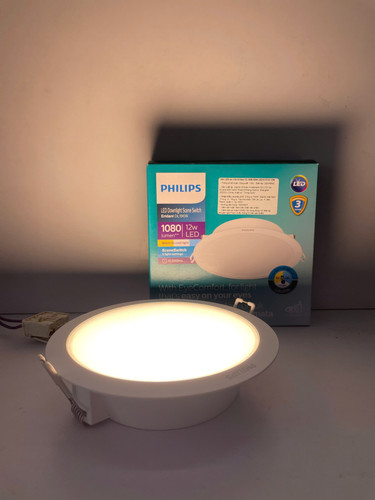 den downlight am tran doi mau led philips eridani dl190b ssw led10 d125 12w 1080lm cct 3000k 4300k 6.jpg