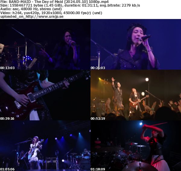 [TV-Variety] BAND-MAID – The Day of Maid 2024.05.10
