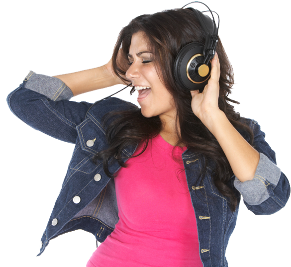 Anime Girl with Headset