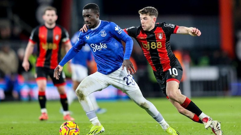 Dự đoán bóng đá, phân tích kèo Bournemouth vs Everton, 02h30 ngày 03/12