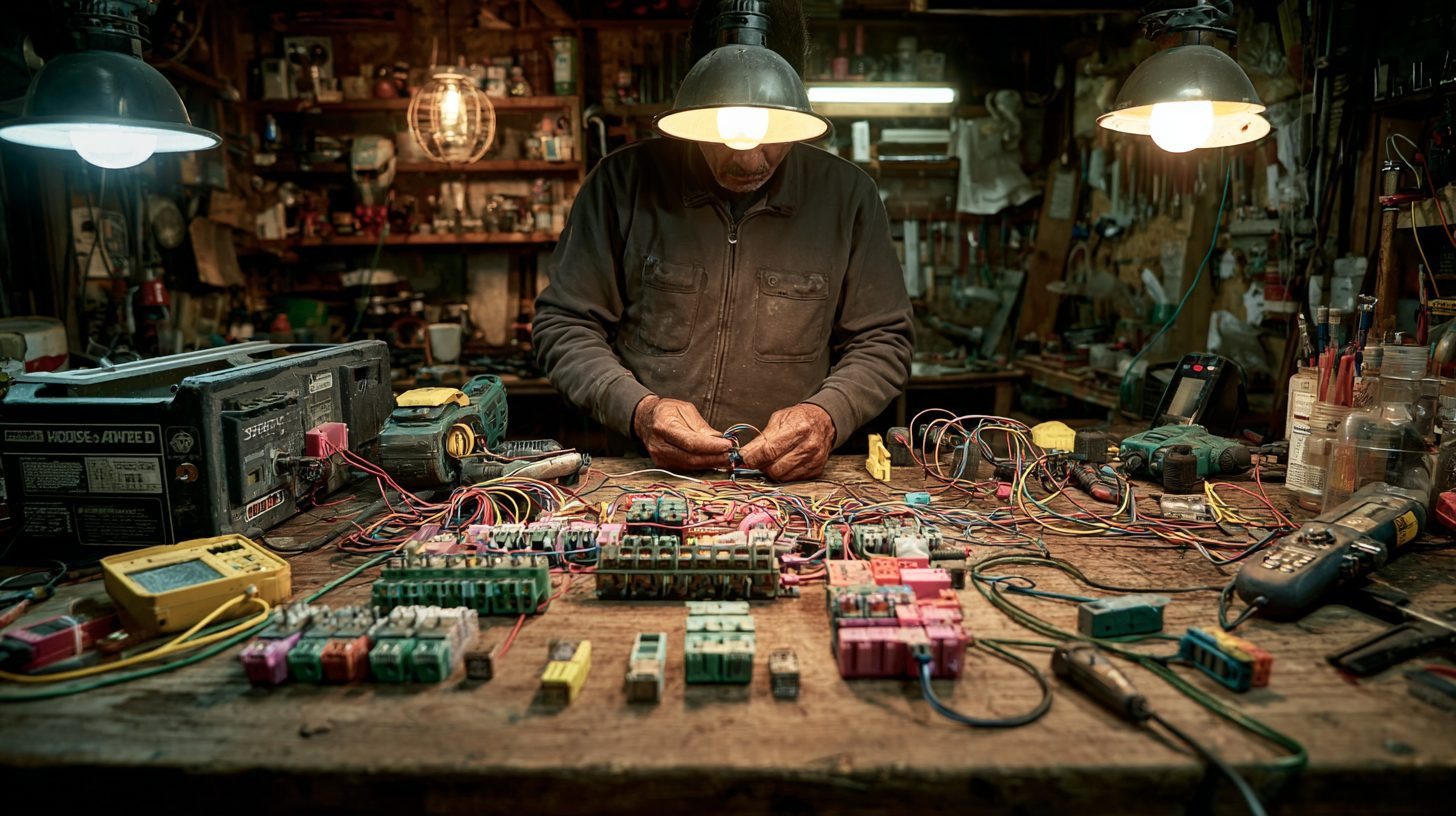 Подключение электроинструментов через клеммные колодки в гараже