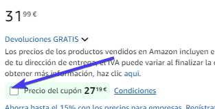cupón amazon