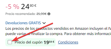 cupón amazon