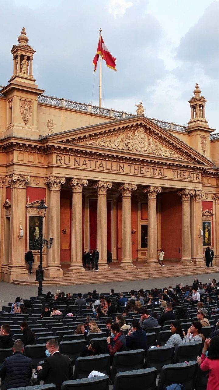 National theater, local pain