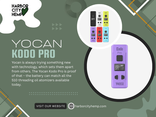 Compact vape devices are designed to seamlessly fit into people’s lives, which is why they’ve become so popular. An example of this type of device would be the Yocan kodo pro. It is lightweight, discreet, and designed for ease of use with minimal confusion. However, like any other small device, the Kodo pro yocan may experience minor technical issues when used regularly. 

Click here for more information: https://harborcityhemp.com/product/yocan-kodo-pro/

Harbor City Hemp

Address: 186 Specialty Pt, Sanford, FL 32771, USA
Phone: +1-619-639-4386

Read Our Blogs:
https://tinyurl.com/2y549vc5
https://v.gd/jcaq8Z
https://is.gd/VyWX7J

More Links:
https://tinyurl.com/25cfhy98
https://v.gd/m7N3SJ
https://is.gd/qBAlBT