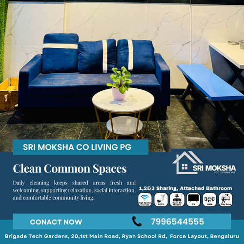 Clean and well-maintained common areas support positive community living.