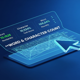 word and character counter