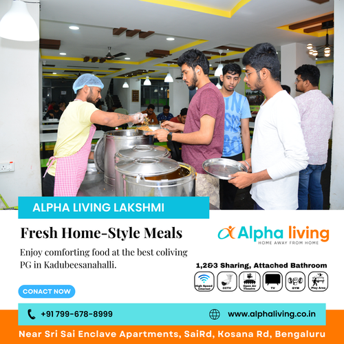 Alpha Living PG serves hygienic, balanced meals ideal for students and professionals..png