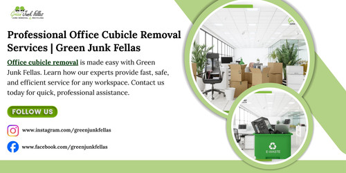 Office cubicle removal is made easy with Green Junk Fellas. Learn how our experts provide fast, safe, and efficient service for any workspace. Contact us today for quick, professional assistance.

https://gjfellas.com/office-junk-removal-toronto/