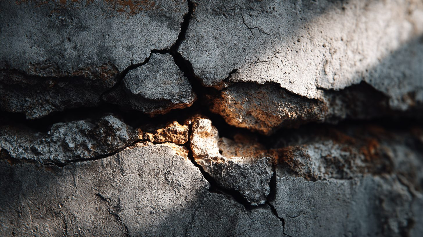 Трещины в бетонной конструкции из-за водоотделения