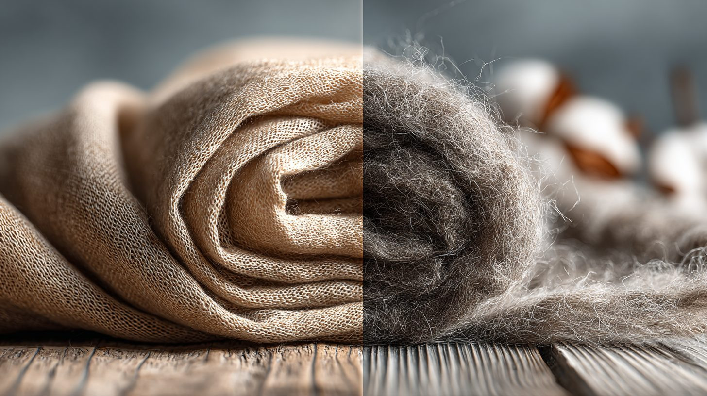 Сравнение шарфов из кашемира и шерсти на фото