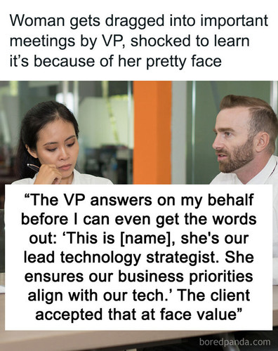 boss paid pretty face client meetings sharing.jpg