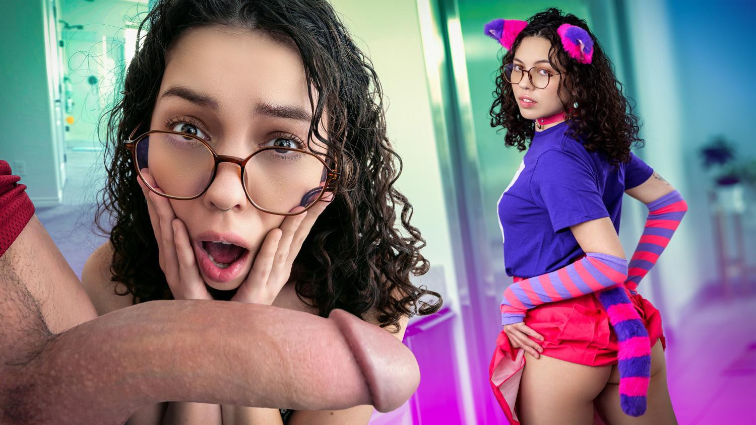 MyBabysittersClub 25 11 26 Satine Summers “Try on My Moms Lingerie…” Nerd Girl vs Jocks Cock