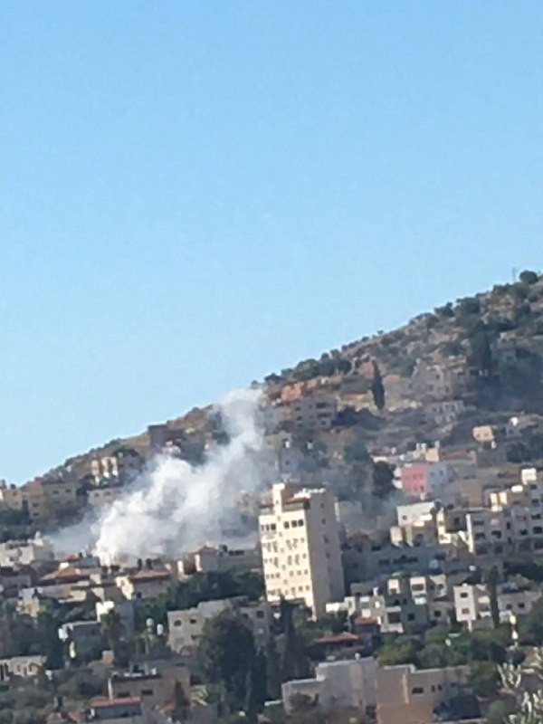 انفجار في بلدة طمون جنوب طوباس تزامنا مع عدوان الاحتلال....
