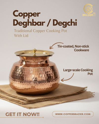 Copper Deghbar - Traditional Copper Cooking Pot With Lid.jpg