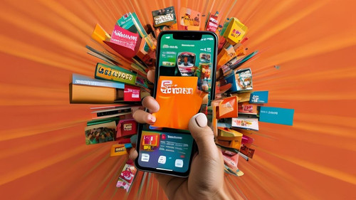 uma fotografia profissional vibrante e dinmica captura a essncia de um anncio online de ofertas i.jpg