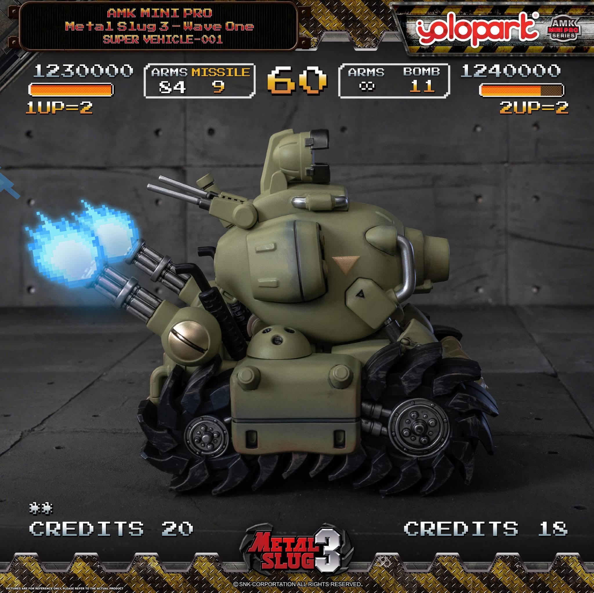 YOLOPARK x Metal Slug 3 AMK Mini Pro Wave 1 SV-001 Tank
