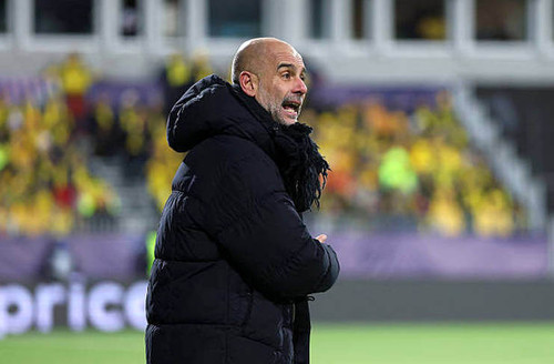 Pep Guardiola menegaskan timnya tak pernah meremehkan lawan Getty Images.jpg