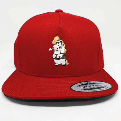 Snapback Hat 13 Red.jpg