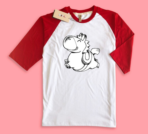 Raglan T Shirt 16 Red White.jpg