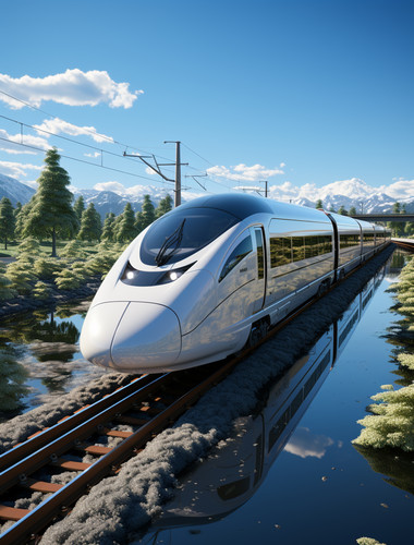 view 3d modern train with nature scenery.jpg