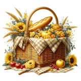 yellowmellow picnicbasket
