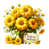 yellowmellow flowersandcard