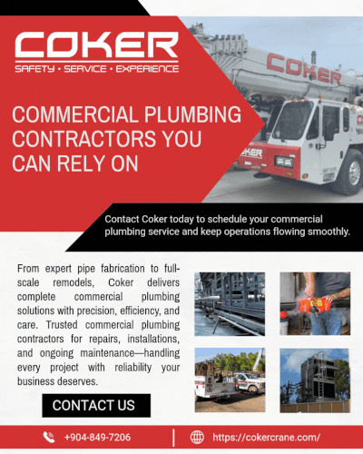 Expert Commercial Plumbing Contractors by Coker Industrial Contractors (Jan 26).gif