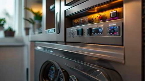 uma fotografia profissional mostra uma mini mquina de lavar em close up destacando seu design comp.jpg