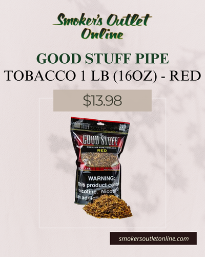Good Stuff Pipe Tobacco 1 lb (16oz) – Red | Traditional Style Blend.png