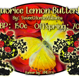 liquorice lemon butterfly