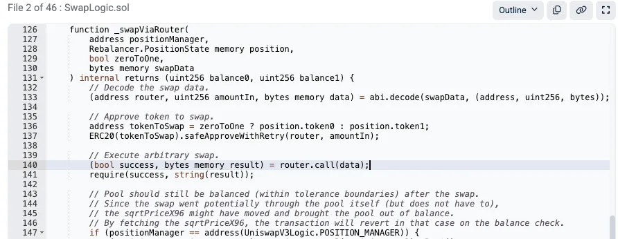 Swap Logic Vulnerability