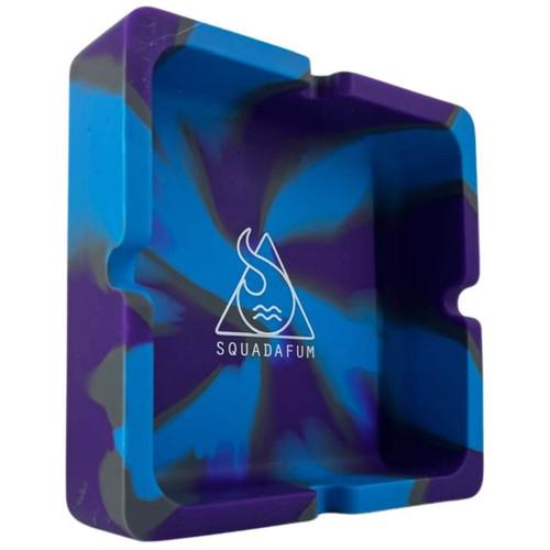 Cinzeiro Quadrado Silicone Resistente Squadafum Tie Dye 7cm 3524 (2) (1)