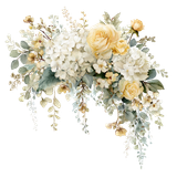 Yellow Floral Arches 2