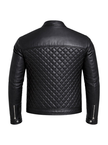 Men's Diamond Quilted Motorcycle Jacket biker 3.jpg