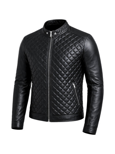 Men's Diamond Quilted Motorcycle Jacket biker 2.jpg