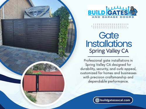 Professional gate installations Spring Valley CA take slope into account early in the planning process. The angle, length of the driveway, drainage pattern, and vehicle clearance all affect which gate styles will perform reliably over time.

Location: San Diego, CA
Phone: (619) 604-6254

Read Our Blogs:

https://tinyurl.com/2622udqk
https://buildgatessocal.wixsite.com/gaterepair
https://tinyurl.com/29czuhdw

More Links:

https://tinyurl.com/26fef8y8
https://tinyurl.com/2xs7vngq
https://tinyurl.com/2dhle2xx