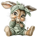 Bunny pacifier (2)