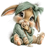 Bunny pacifier (3)